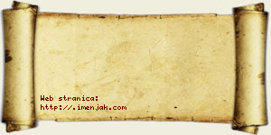 Isidor Stajić vizit kartica